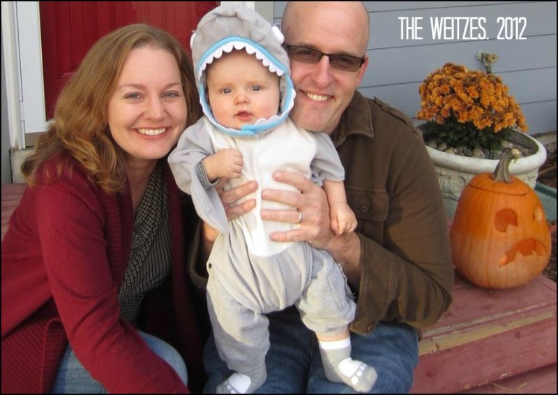 Rebecca Remaly Weitz, Stephen Weitz and son Jamison. Photo courtesy Stephen Weitz. 