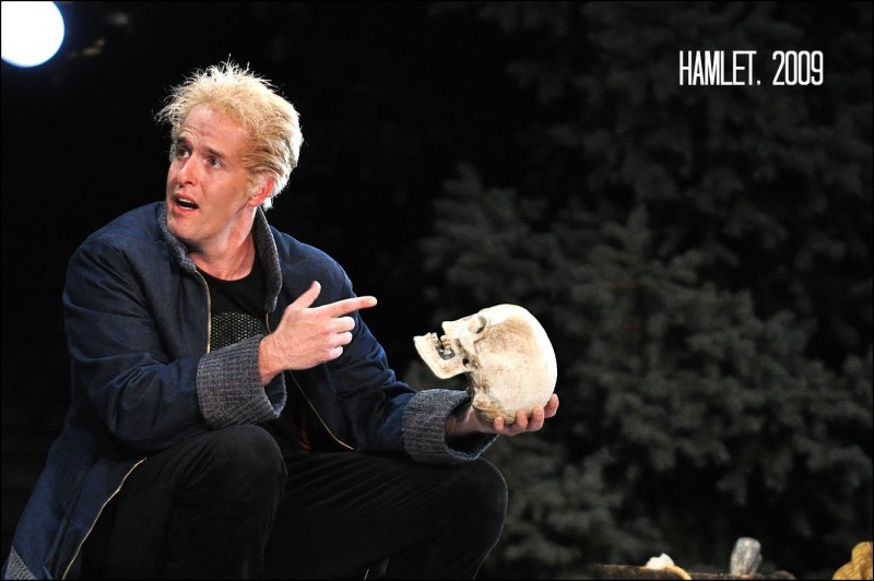 Stephen Weitz in the title role of "Hamlet" at the Colorado Shakespeare Festival in Boulder in 2009. Photo by Glenn Asakawa,