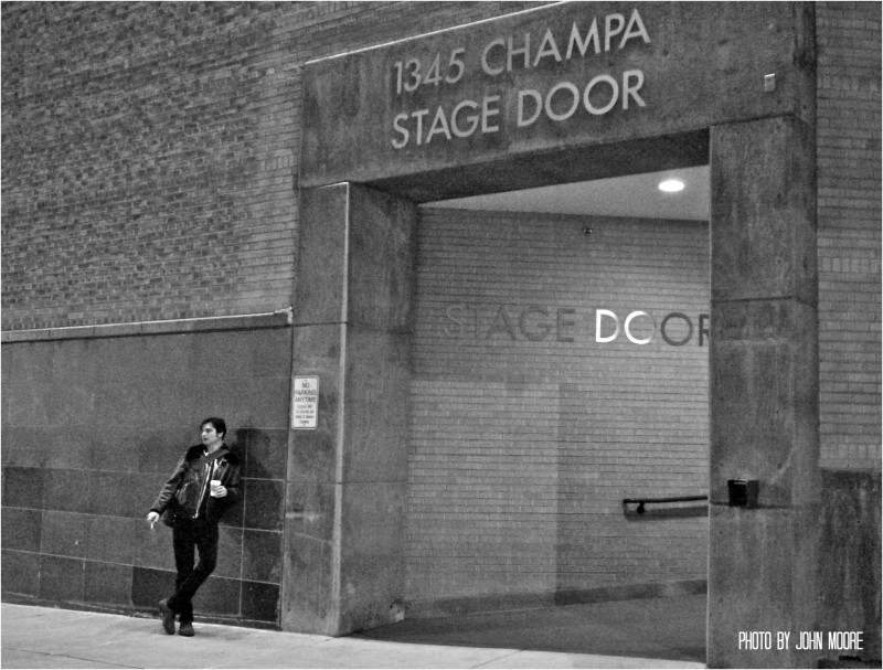 The Buell Theatre's stage door. Photo by John Moore. 