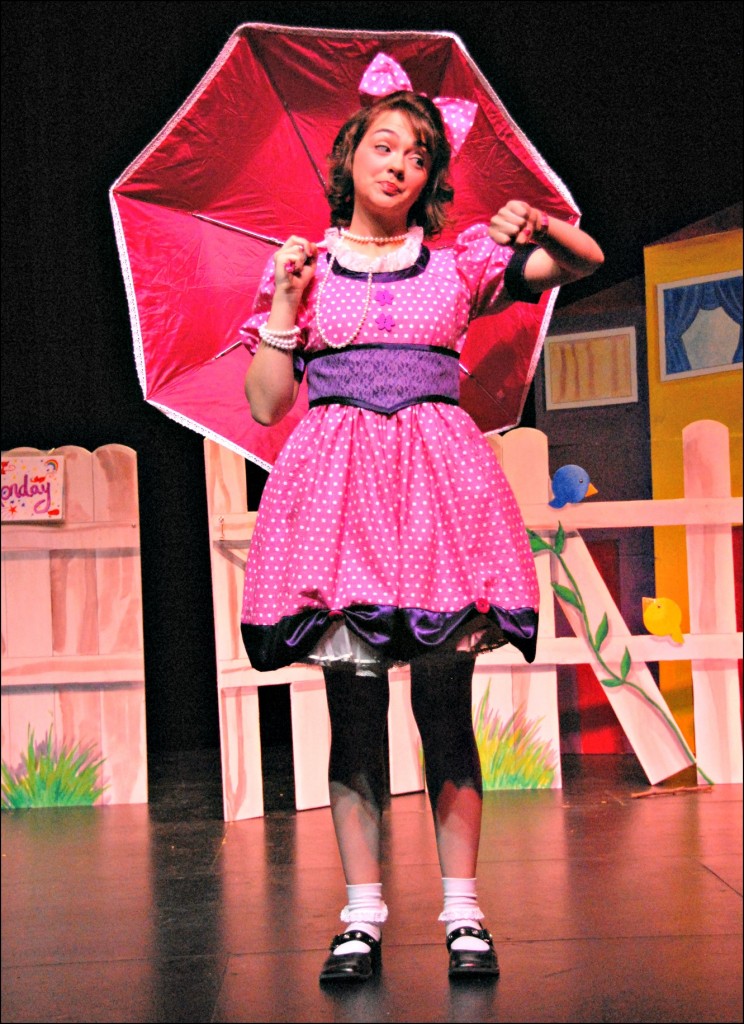 Neyla Pekarek of the Grammy nominated group The Lumineers performed in the University of Northern Colorado's theater production of "The Tomato Plant Girl."  Photo by David Grapes. 