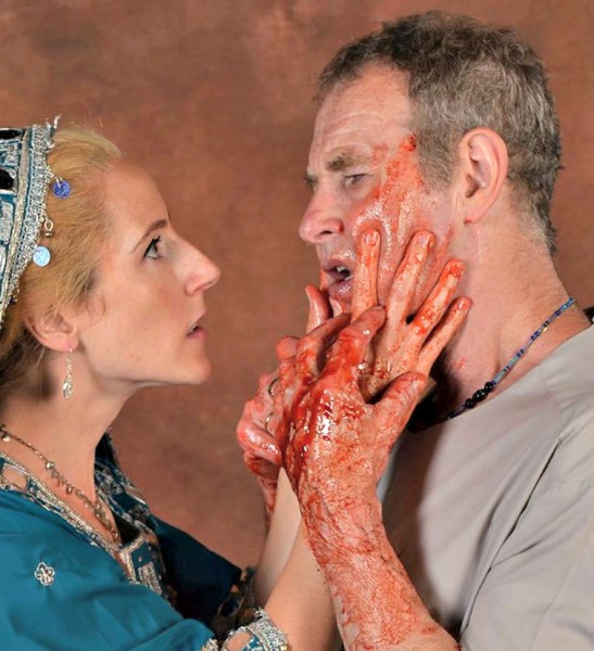 Liza de Weerd and Nigel Gore in "Macbeth." 