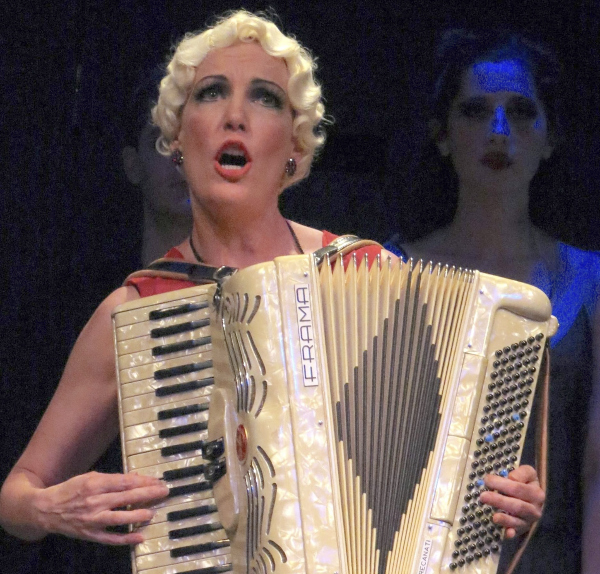 Mary McGroary in Town Hall Arts Center’s ‘Cabaret.’ Photo by Gary Duff.